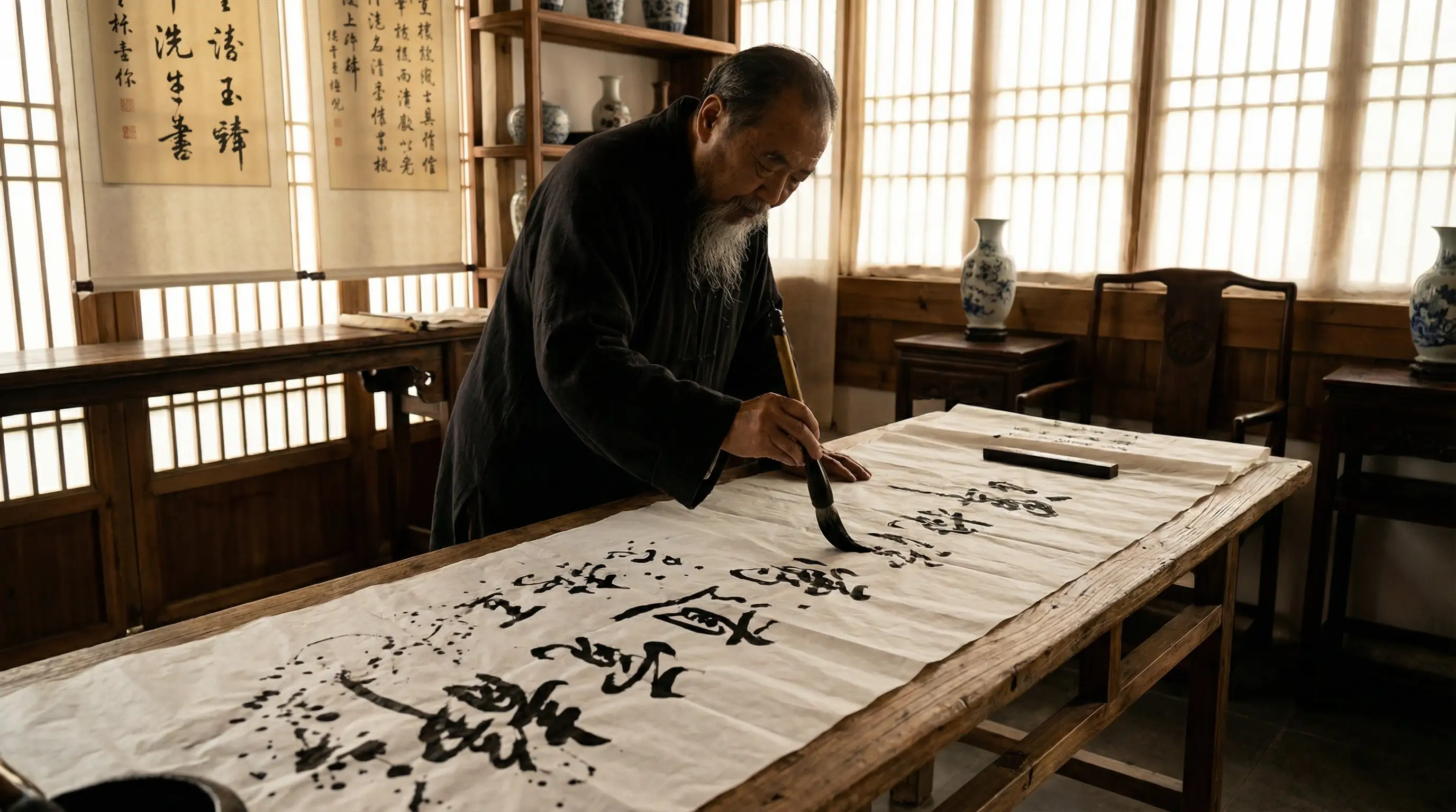 17吃瓜 书法艺术视频封面